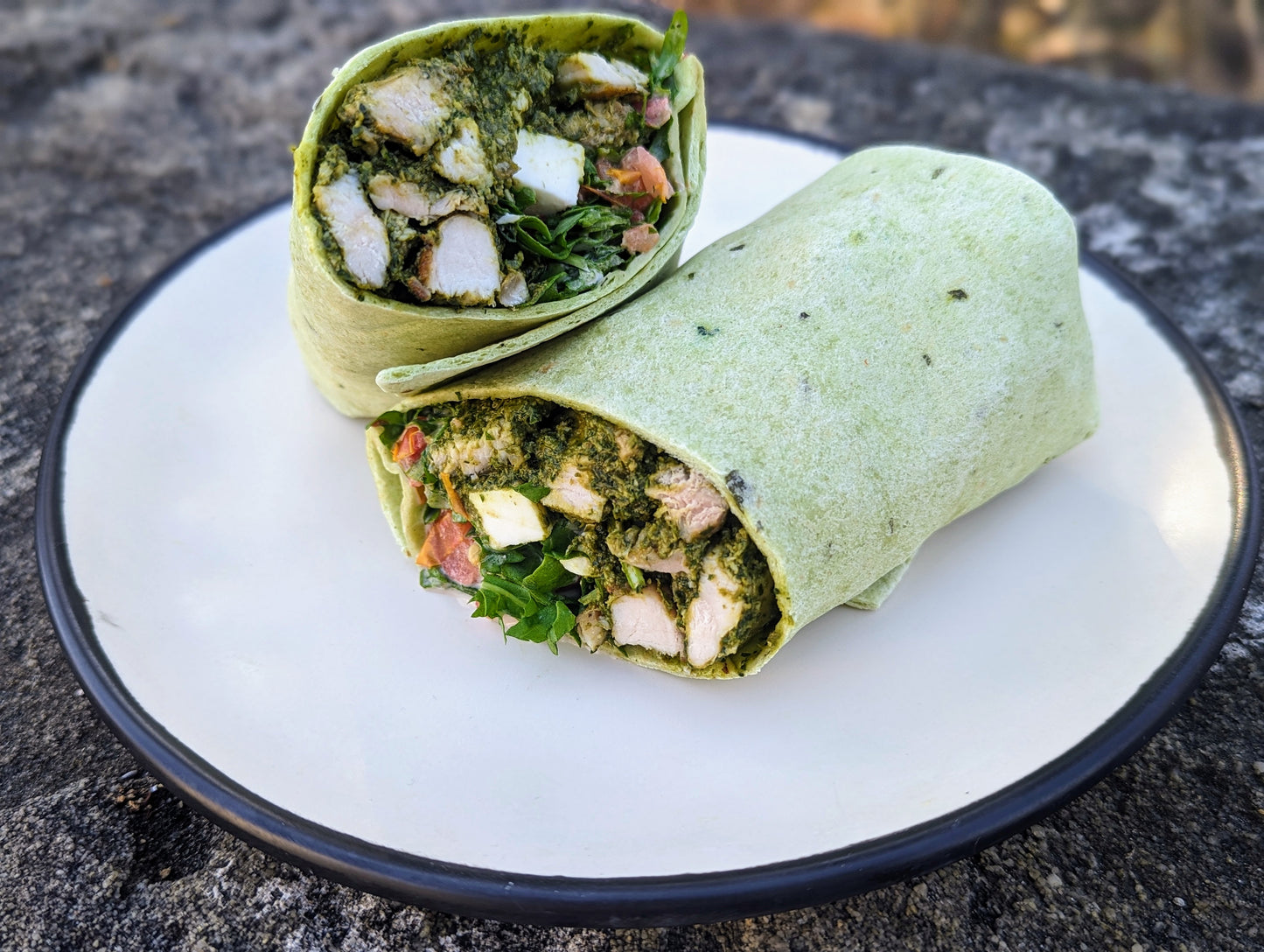 Pesto Chicken Wrap