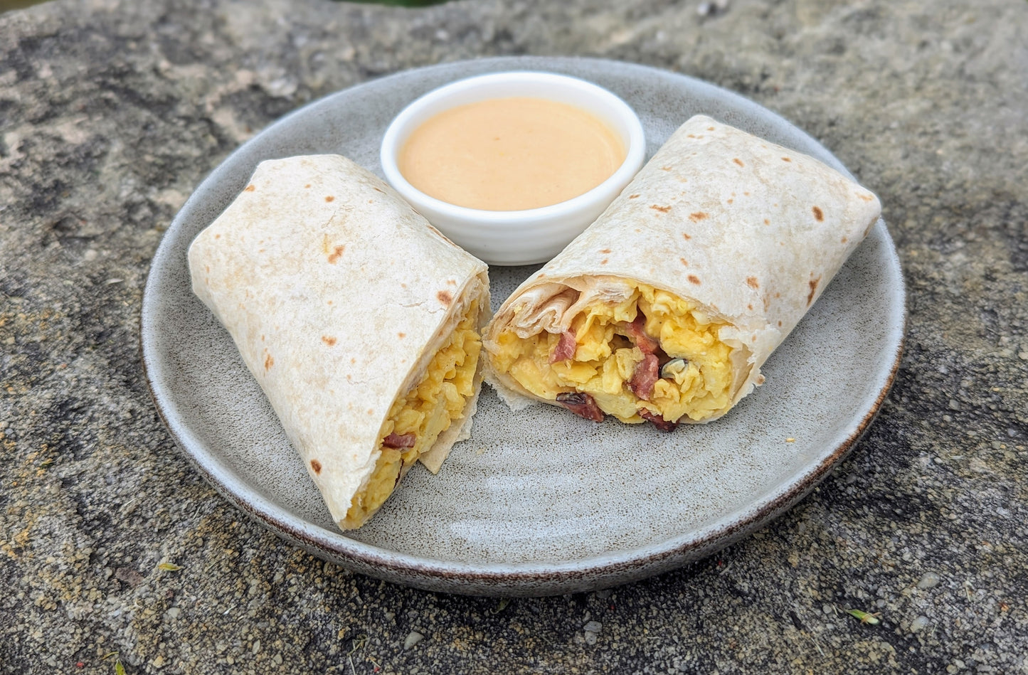 Cheesy Breakfast Burrito